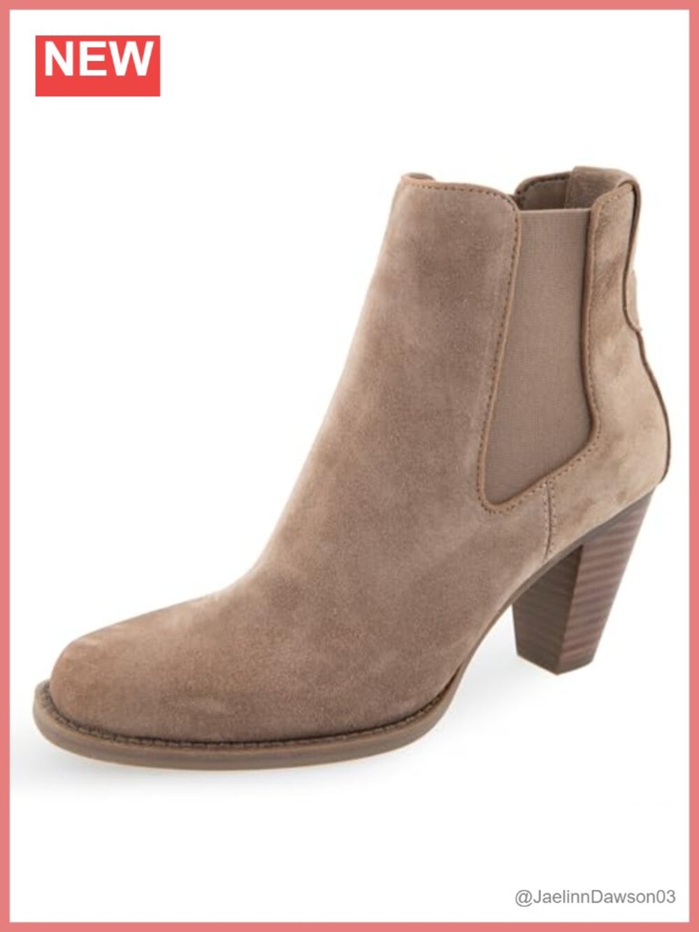 Aerosoles Suede Chelsea Mid-Calf Block Heel Boots